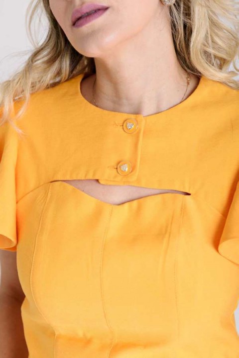 Blusa Lara - Açafrão