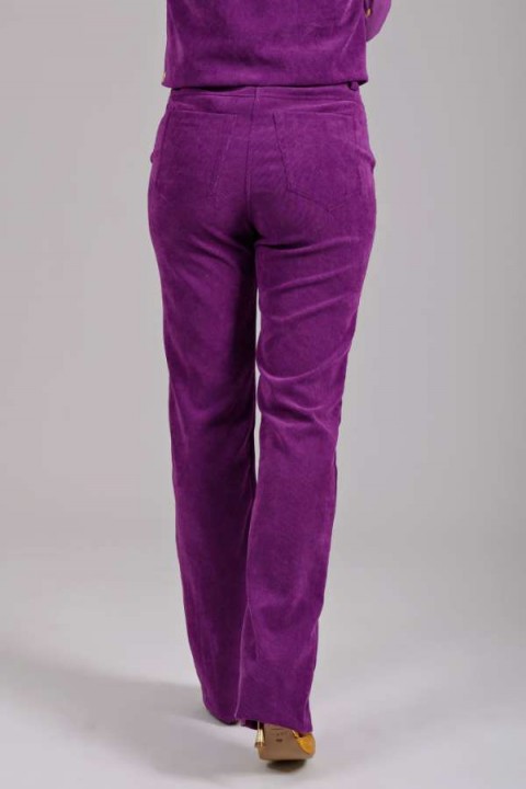 Calça Alfaiataria Adriana Roxo Calça Alfaiataria Adriana Roxo