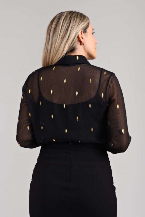 Blusa Manga longa - Bia Preta Blusa Manga longa - Bia Preta