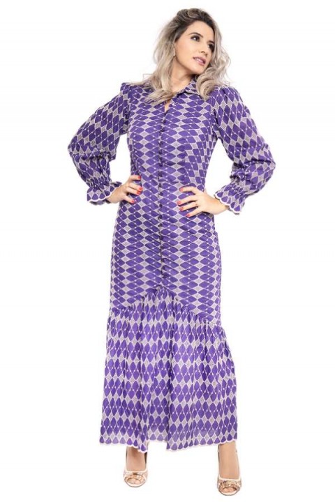 Vestido  Laise  Vanessa Roxo