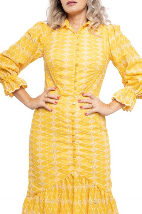 Vestido  Laise  Vanessa Amarelo