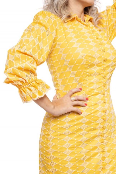 Vestido  Laise  Vanessa Amarelo
