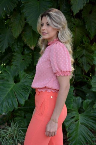 Blusa Marina Rosa-chiclete