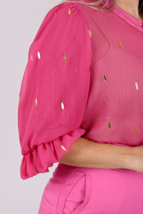 Blusa gola careca - Liliane Pink